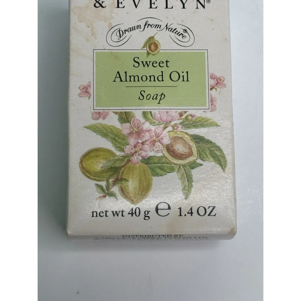 Crabtree & Evelyn Sweet Almond Oil Soap VTG 1995 Original Boxed Bar 1.4oz NEW